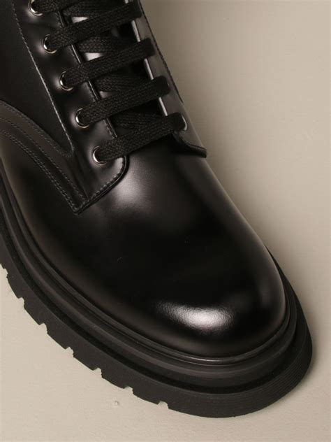 prada logo boot|Prada ankle boots.